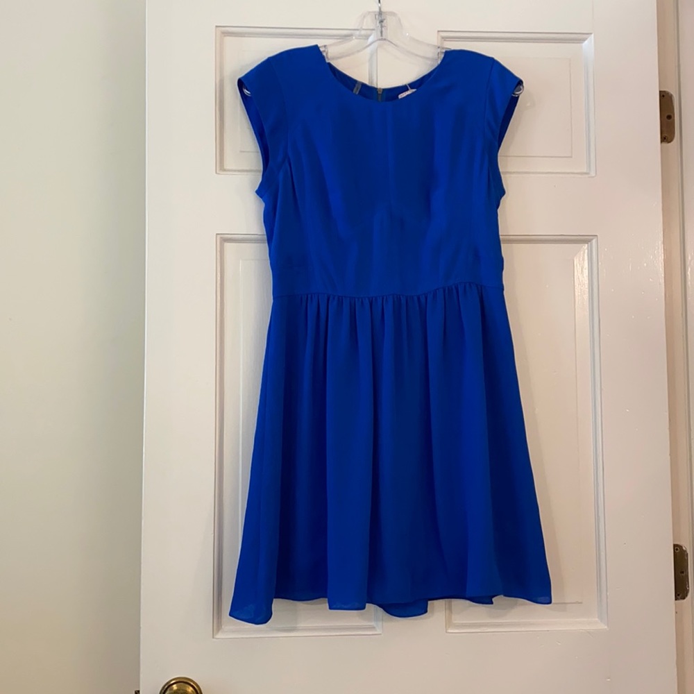Rebecca Taylor Blue Silk Dress